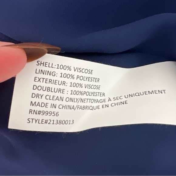 Shoshanna Ama Floral Navy Ink Multi Midi Dress - Picture 10 of 10